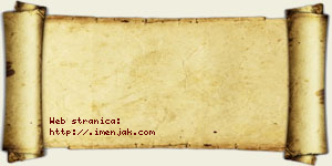 Janko Dimitrijević vizit kartica